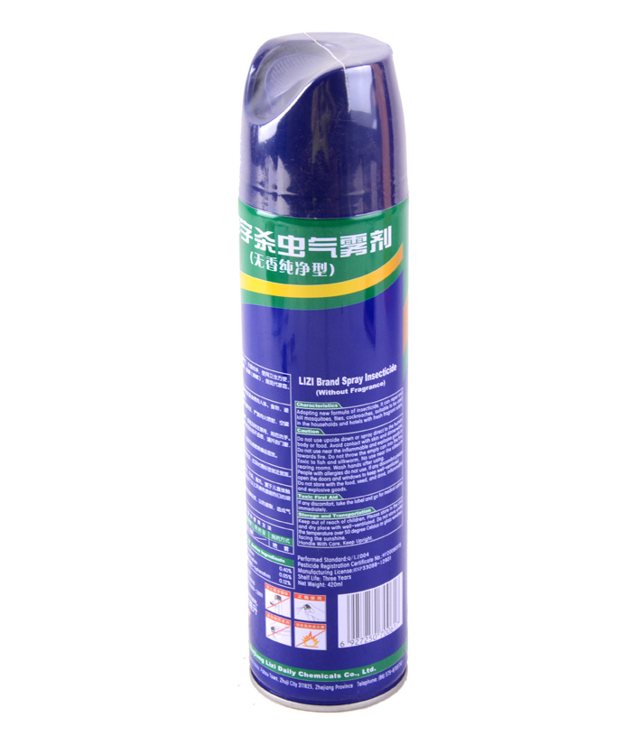 李字 杀虫气雾剂 无香纯净型 420ml